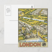 Londen Briefkaart (Voorkant / Achterkant)