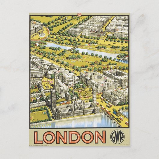 Londen Briefkaart (Voorkant)
