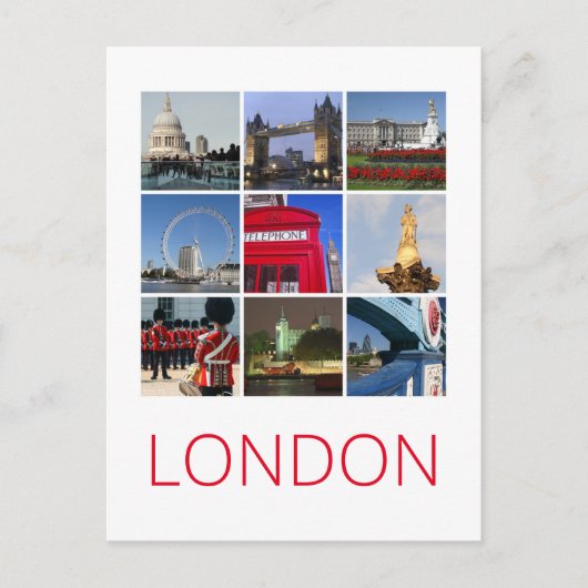 Londen Briefkaart (Voorkant)