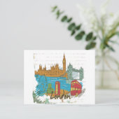 Londen Briefkaart (Staand voorkant)