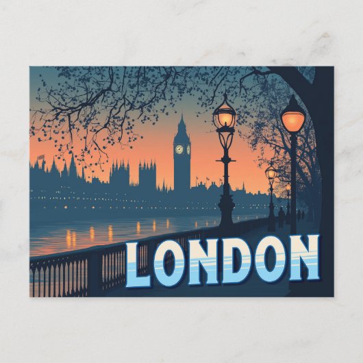 Londen Briefkaart (Voorkant)
