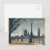 Londen Briefkaart (Voorkant / Achterkant)