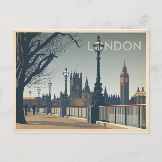 Londen Briefkaart (Voorkant)