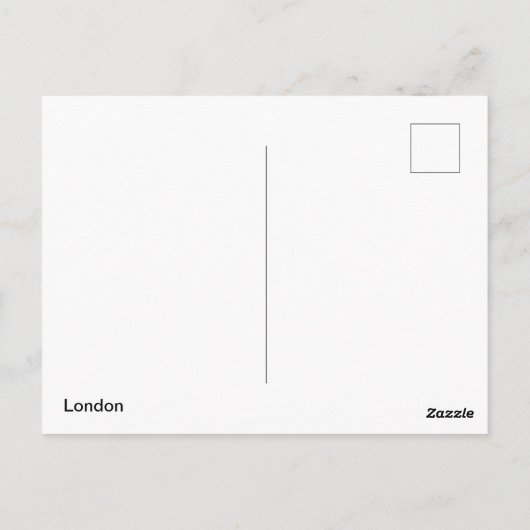 Londen Briefkaart (Achterkant)