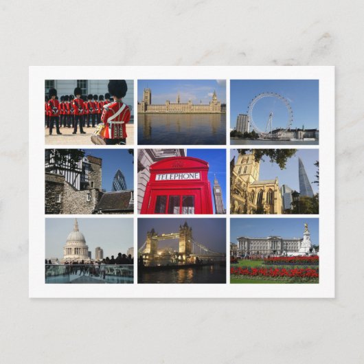 Londen Briefkaart (Voorkant)