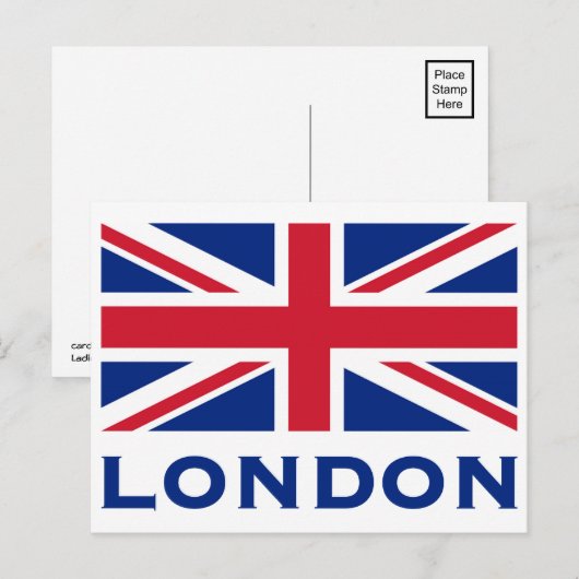 Londen Briefkaart (Voorkant / Achterkant)