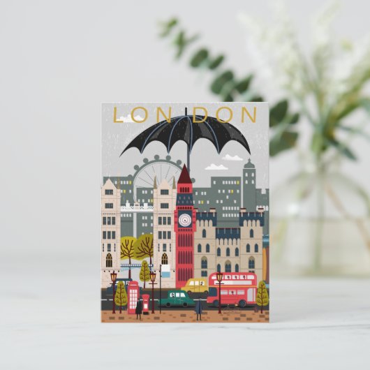 Londen Briefkaart (Staand voorkant)