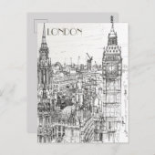 Londen Briefkaart (Voorkant / Achterkant)