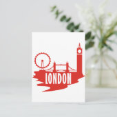 Londen Briefkaart (Staand voorkant)