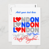 Londen briefkaart - aanpassen! (Voorkant / Achterkant)