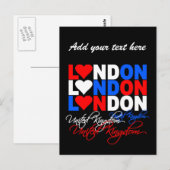 Londen briefkaart - aanpassen! (Voorkant / Achterkant)