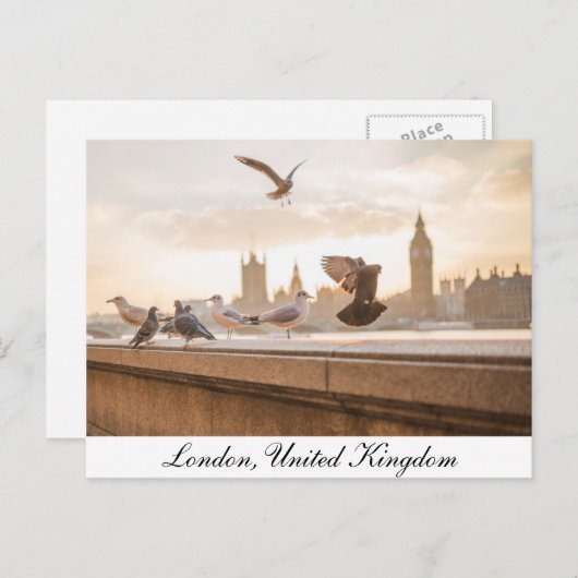 Londen, Briefkaart Parlement (Voorkant / Achterkant)