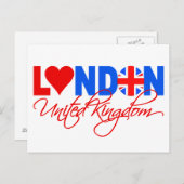 Londen briefkaart - pas aan! (Voorkant / Achterkant)