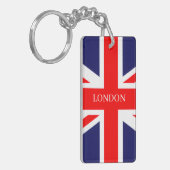 Londen Britse Vlag Sleutelhanger (Voorkant Links)