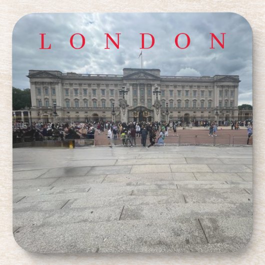 Londen Buckingham Palace uitzicht onderzetters (Voorkant)
