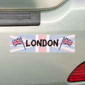 Londen Bumpersticker (Op auto)