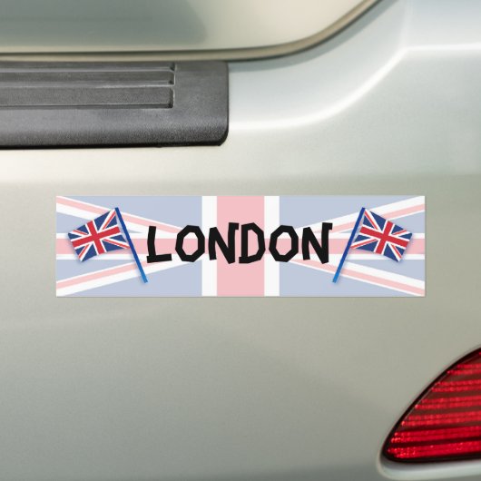 Londen Bumpersticker (Op auto)