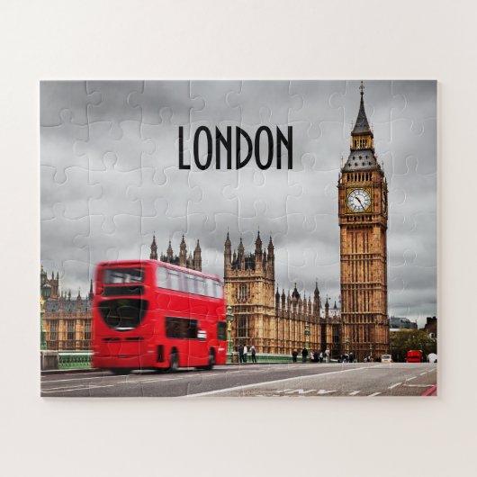 LONDEN BUS & BIG BEN LEGPUZZEL (Horizontaal)