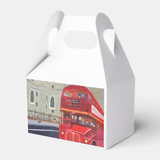 Londen Bus gunstbox Bedankdoosjes (Voorkant Zijde)