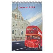 Londen Bus Kalender 2024 (Hoes)