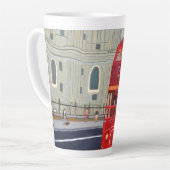 Londen bus latte mok (Linkerhoek)