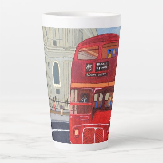 Londen bus latte mok (Voorkant)