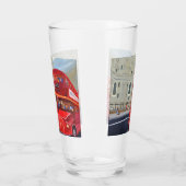 Londen bus latte mok glas (Links)