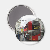 Londen bus (St.K) Magneet (Voorkant / Achterkant)