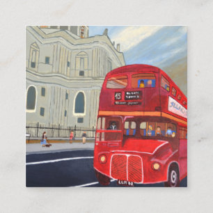 Londen Bus Visitekaartje
