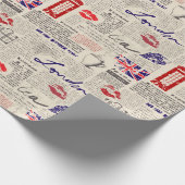 Londen Cadeaupapier (Hoek)