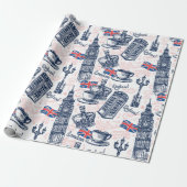 Londen Cadeaupapier (Uitgerold)