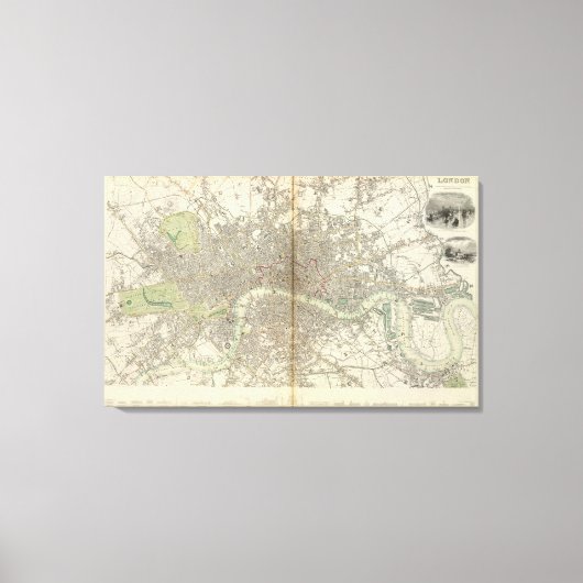Londen Canvas Afdruk (Voorkant)