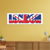 Londen Canvas Afdruk (Insitu (Woonkamer))
