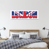 Londen Canvas Afdruk (Insitu (Slaapkamer))