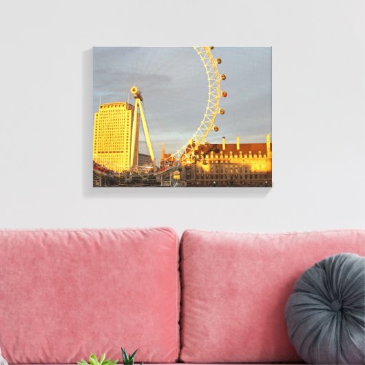 Londen Canvas Afdruk (Insitu (Woonkamer))