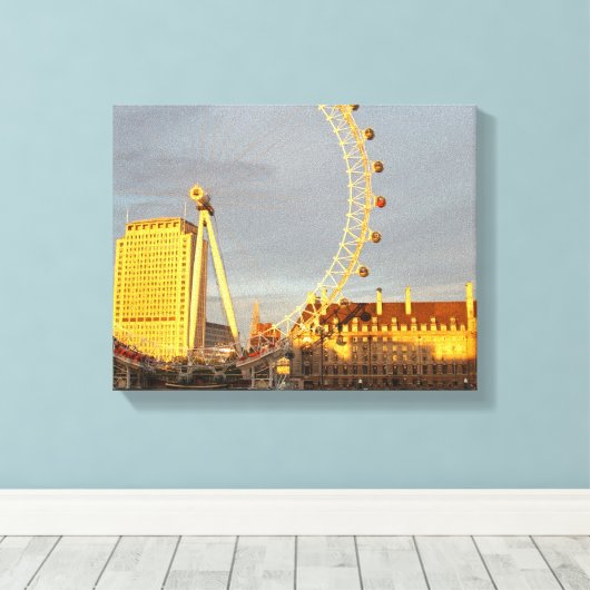 Londen Canvas Afdruk (Insitu (Houten vloer))