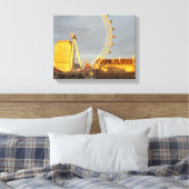 Londen Canvas Afdruk (Insitu (Slaapkamer))