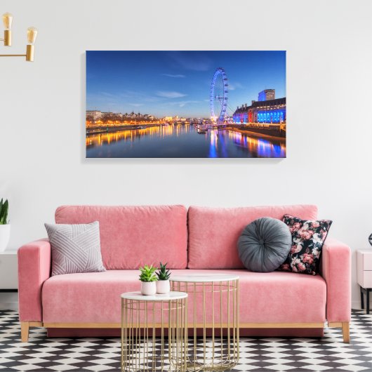 Londen Canvas Afdruk (Insitu (Woonkamer))