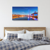 Londen Canvas Afdruk (Insitu (Slaapkamer))