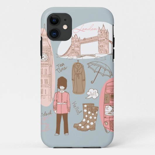 londen Case-Mate iPhone case (Achterkant)