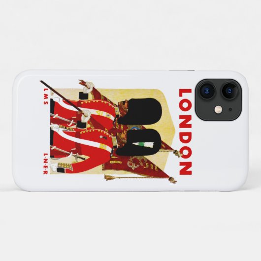 Londen Case-Mate iPhone Case (Achterkant (horizontaal))