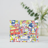 Londen City Engeland Tourist Travel Kinder Briefkaart (Staand voorkant)