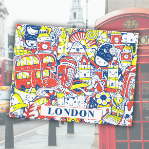 Londen City Engeland Tourist Travel Kinder Briefkaart