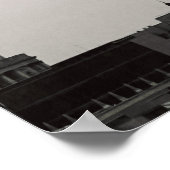 Londen City Silhouet Poster (Hoek)