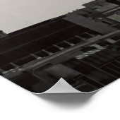 Londen City Silhouet Poster (Hoek)