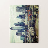 Londen - City Skyline - Glass & Steel (Verenigd Ko Legpuzzel (Verticaal)
