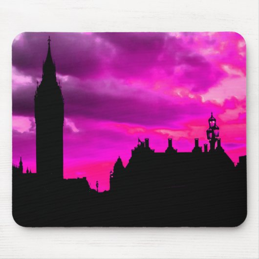 Londen City Sunset Panorama UK Travel Muismat (Voorkant)