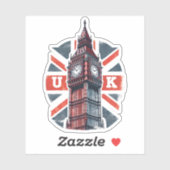 Londen City Travel Sticker Design (Vel)