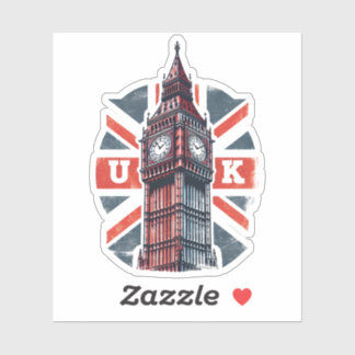 Londen City Travel Sticker Design
