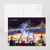 Londen - Covent Garden Feestdagenkaart (Voorkant / Achterkant)